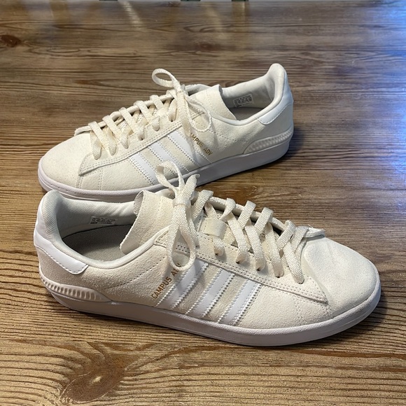 ADIDAS CAMPUS ADV MENS SIZE 11 CREAM/WHITE - Picture 6 of 9